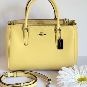 Coach Yellow Surrey Satchel